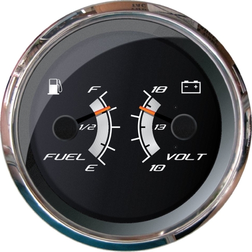 Faria Platinum 4 Multi-Function - Fuel Level & Voltmeter