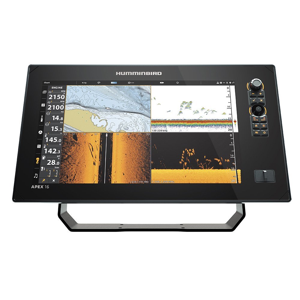 Humminbird APEX 16 VX MSI+ Chartplotter/Fishfinder w/Transom Mount Transducer 1 Humminbird APEX 16 VX MSI+ Chartplotter/Fishfinder w/Transom Mount Transducer