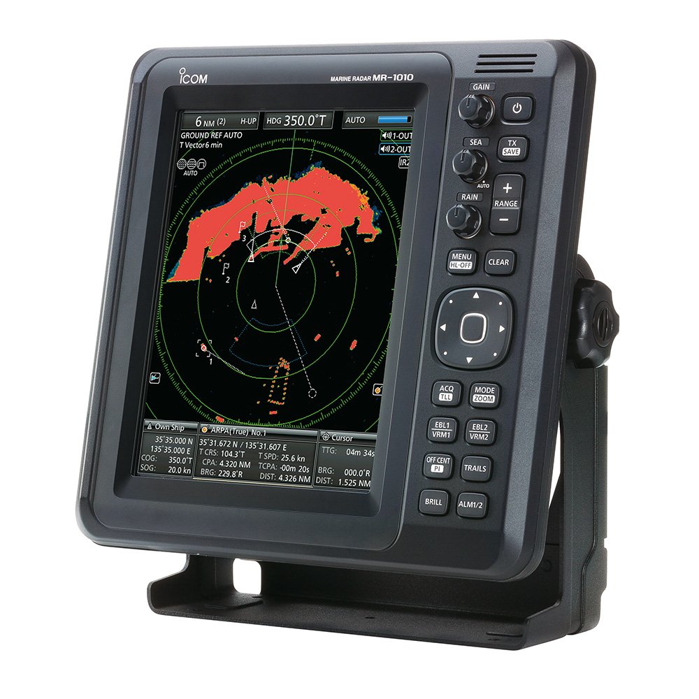 Icom MR1010RII 4kW Marine Radar Color LCD 1 Icom MR1010RII 4kW Marine Radar Color LCD