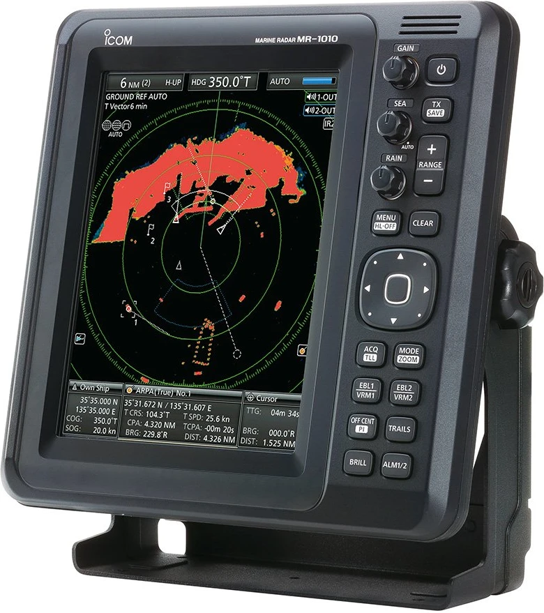 Icom MR1010RII 4kW Marine Radar Color LCD 1 Icom MR1010RII 4kW Marine Radar Color LCD