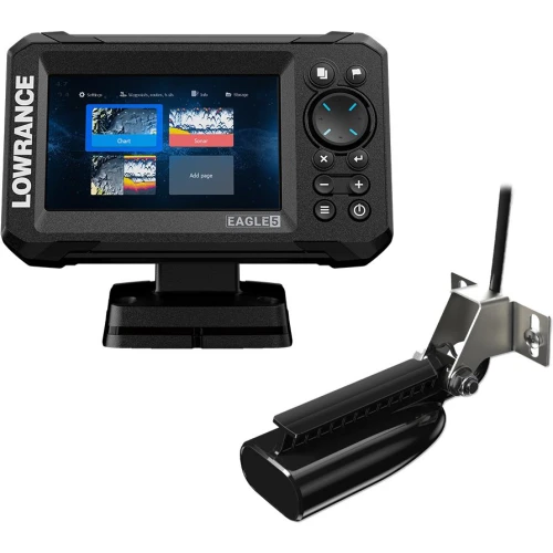 Lowrance Eagle 5 Combo - SplitShot Transducer w/C-MAP Charts