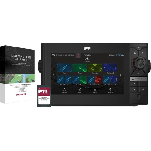 Raymarine Axiom 2 Pro 9 RVM Chartplotter/Fishfinder - Lighthouse North America Chart - No Transducer