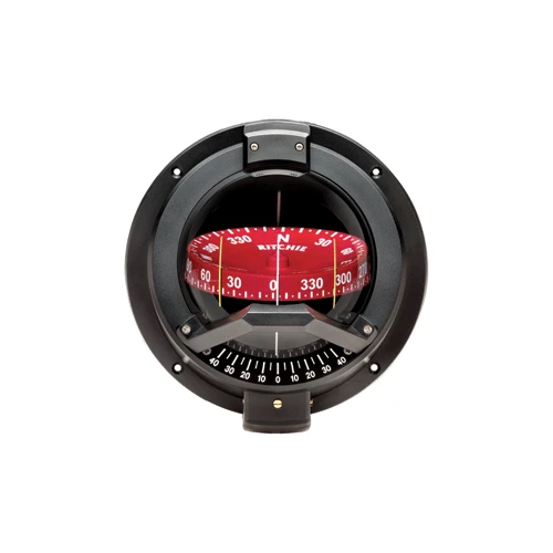 Ritchie BN-202 Navigator Compass - Bulkhead Mount - Black