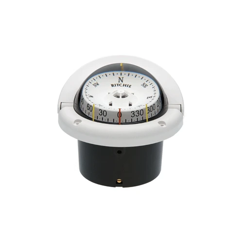 Ritchie HF-743W Helmsman Compass - Flush Mount - White