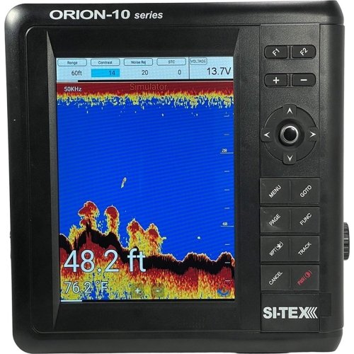SI-TEX 10 Chartplotter System w/Internal GPS & C-MAP 4D Card