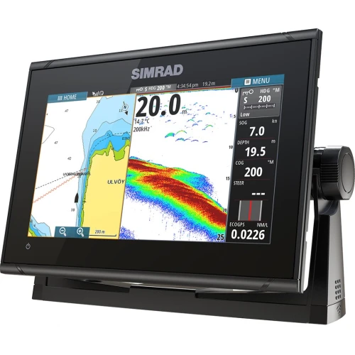 Simrad GO9 XSE Chartplotter/Fishfinder w/C-MAP Discover Chart - No Transducer