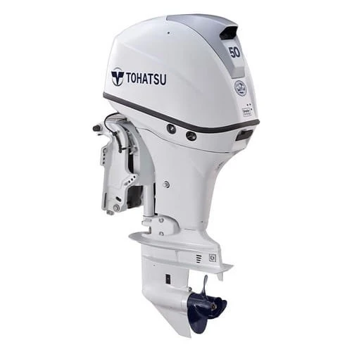 Tohatsu MFS50AWETS 50HP - EFI White FourStroke Outboard 15-Inch