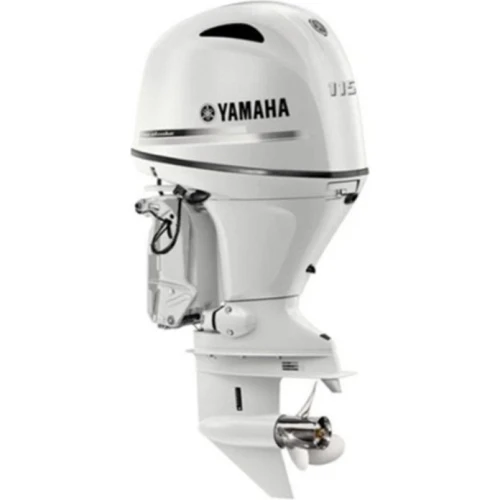 Yamaha LF115XB2 115HP in White 25" Shaft Counter Rotation Remote Mechanical