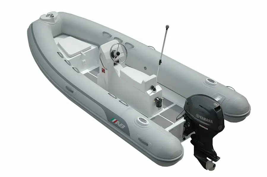 AB Alumina 14 ALX 14' Aluminum Console Yacht Tender 1 AB Alumina 14 ALX - 14-Foot Deep V-Hull Aluminum Sport Console RIB
