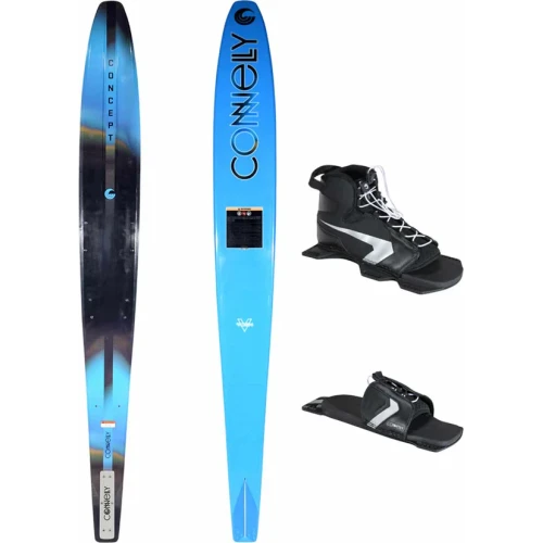 Connelly Concept Slalom Ski w/ Shadow Binding & Lace Adjustable Rear Toe Plate