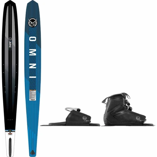 HO Omni Slalom Ski w/ Stance 110 and Stance 110 Adjustable Rear Toe Plate