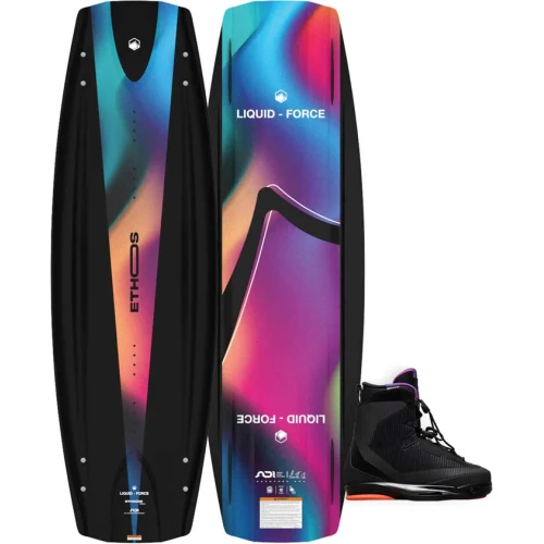 Liquid Force Ethos Wakeboard w/ Vertex 6X Bindings