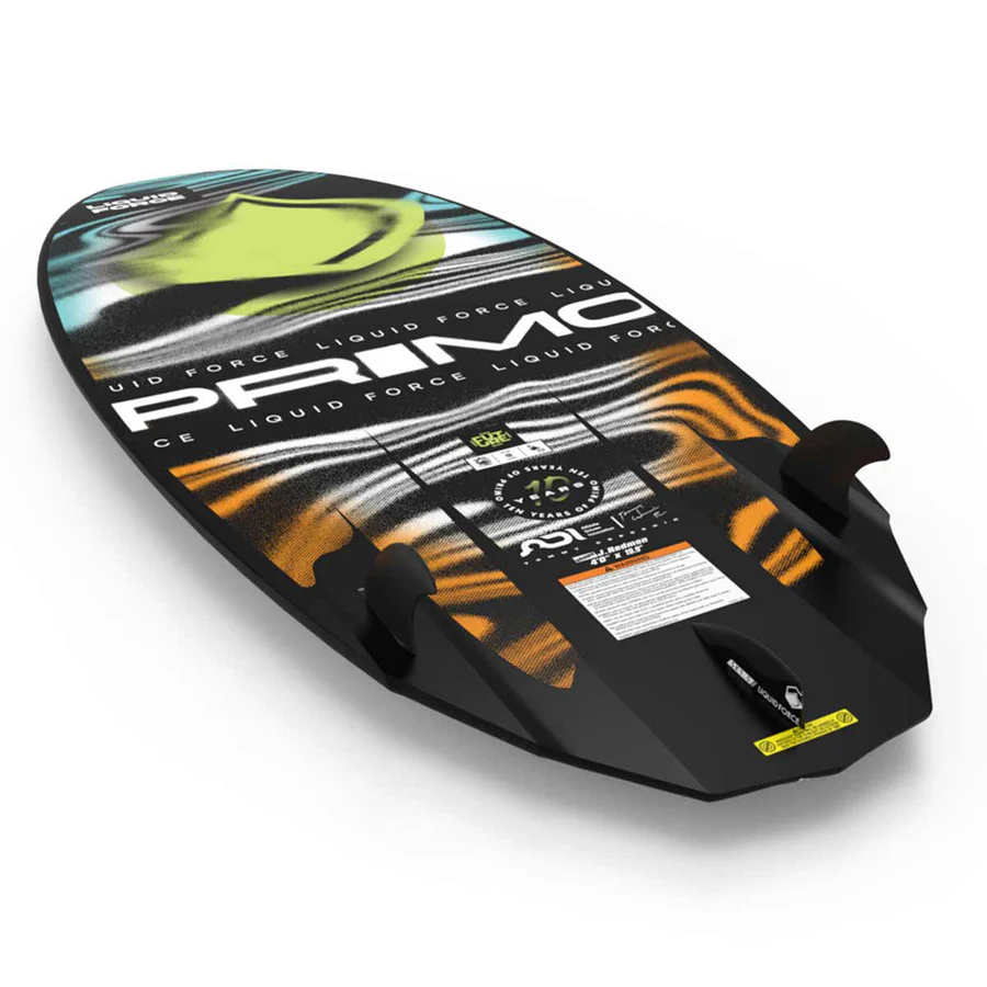 Liquid Force Kid's Primo FS Wakesurf Board w/ Straps 3 Liquid Force Kids Primo FS Wakesurf Board w Straps 3