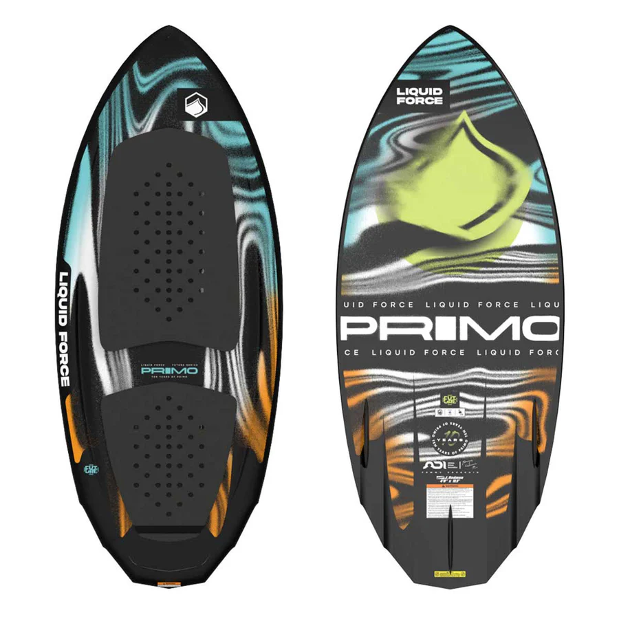Liquid Force Kid's Primo FS Wakesurf Board w/ Straps 1 Liquid Force Kid's Primo FS Wakesurf Board w/ Straps