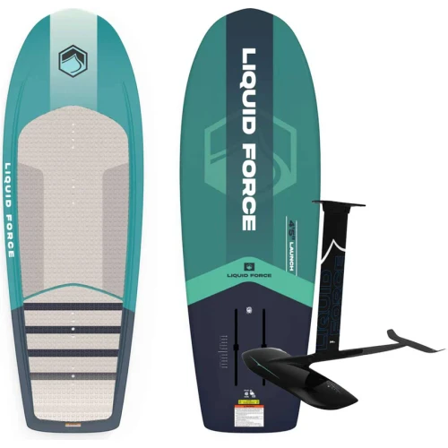 Liquid Force Launch Foil Board w/ Launch Alloy 1200 FuseLock Foil Package