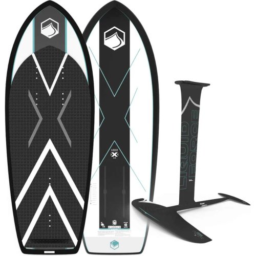 Liquid Force X Foil Board w/ Horizon Carbon 1200 FuseLock Foil Package