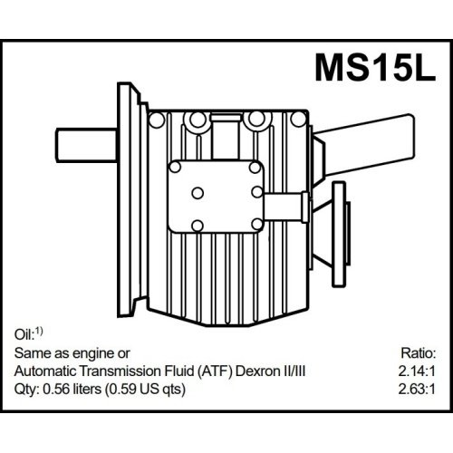 Volvo Penta MS15L 2.63 Marine Gearbox