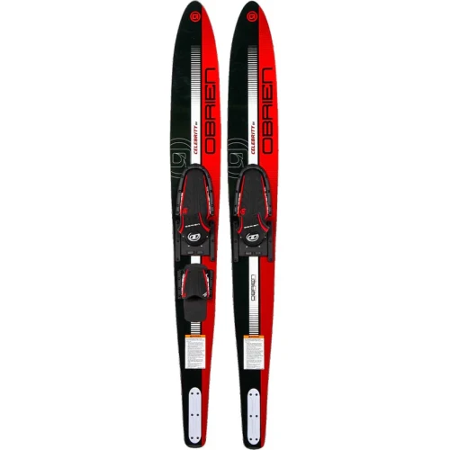 O'Brien Celebrity 64" Combo Water Skis - Red