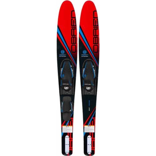 O'Brien Vortex 65.5" Combo Water Skis - Red