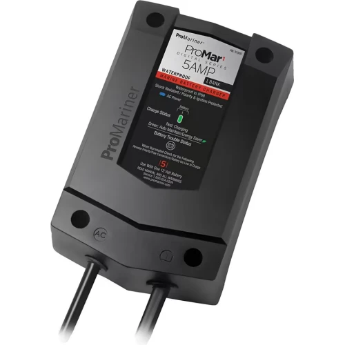 ProMar1 DS Digital 5 Amp Single Marine Battery Charger - 12V