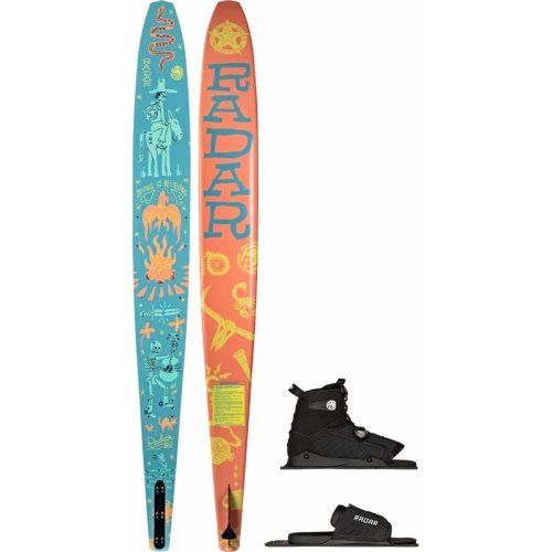 Radar Boy's T.R.A. Slalom Ski w/ Vector BOA Binding and Adjustable Rear Toe Plate