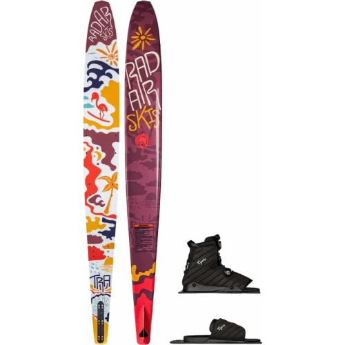 Radar Girl's T.R.A. Slalom Ski w/ Lyric BOA Binding and Adjustable Rear Toe Plate