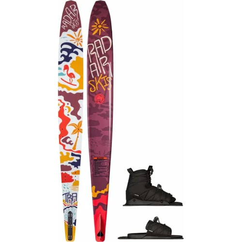 Radar Girl's T.R.A. Slalom Ski w/ Prime Binding and Adjustable Rear Toe Plate