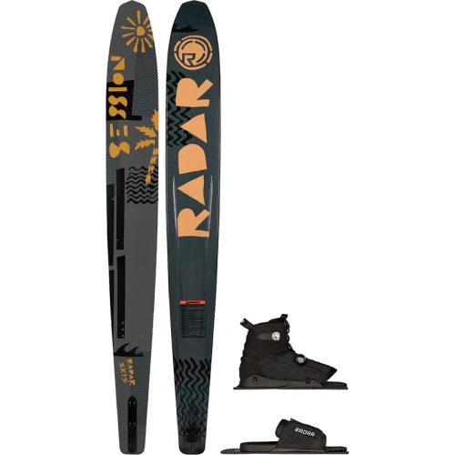 Radar Session Slalom Ski w/ Vector BOA Binding and Vector BOA Adjustable Rear Toe Plate