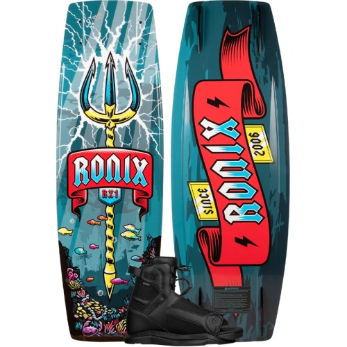 Ronix Boys RX1 Wakeboard w Kids Divide Bindings