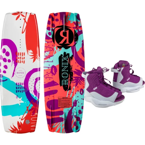 Ronix Girl's August Wakeboard w/ August Bindings
