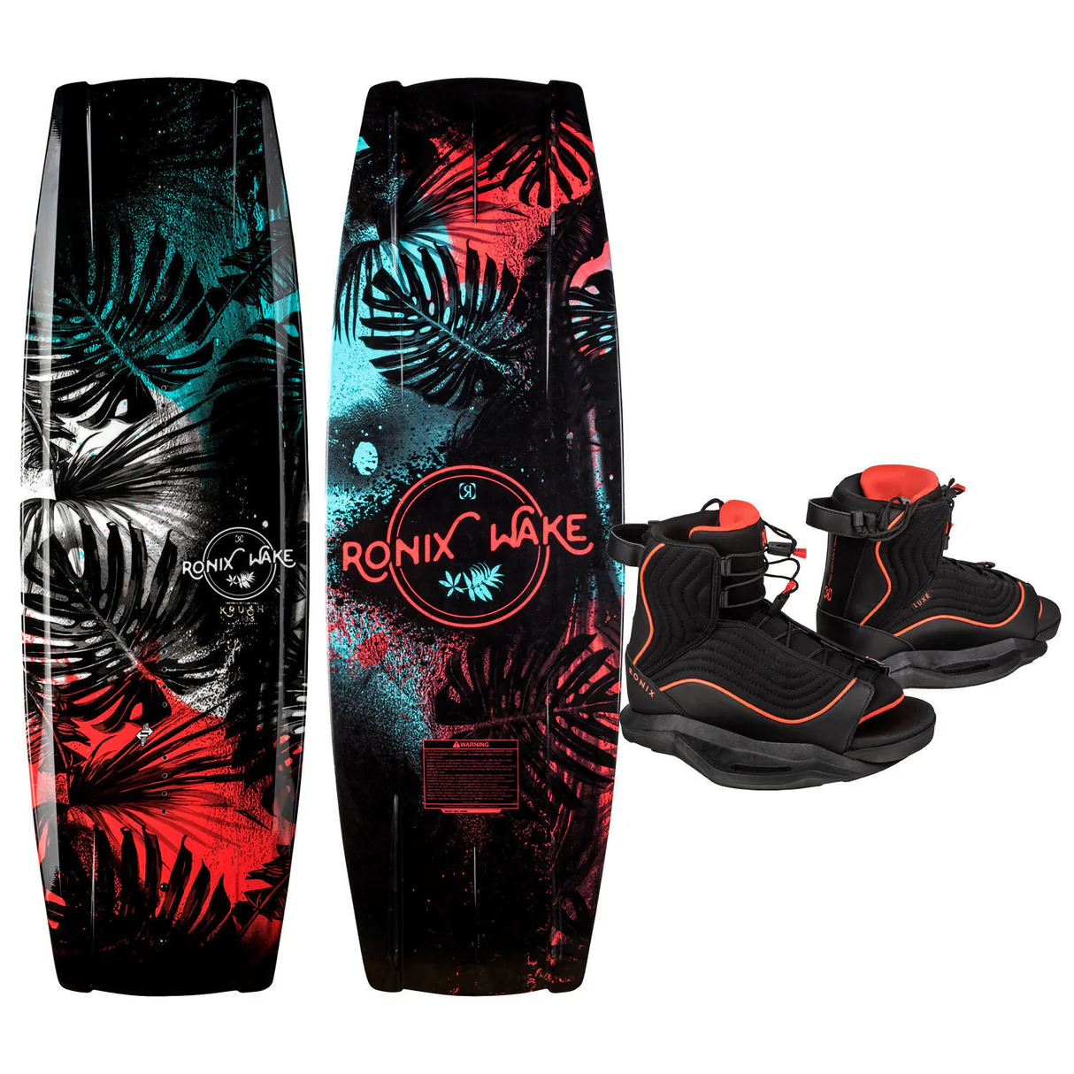 Ronix Women's Krush Wakeboard w/ Luxe Bindings 1 Ronix Women's Krush Wakeboard w/ Luxe Bindings