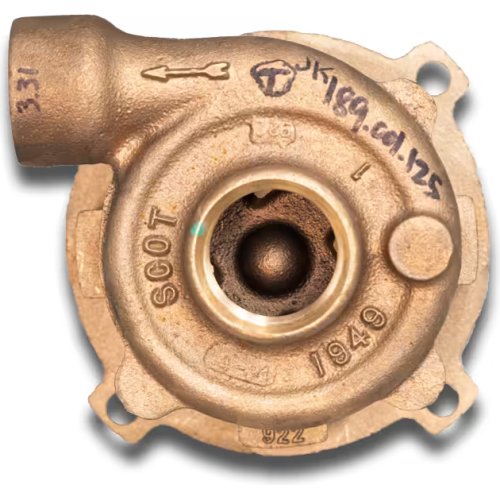 SCOT Pump End - 35065-2 - 3.31" Impeller - Marine Centrifugal Pump