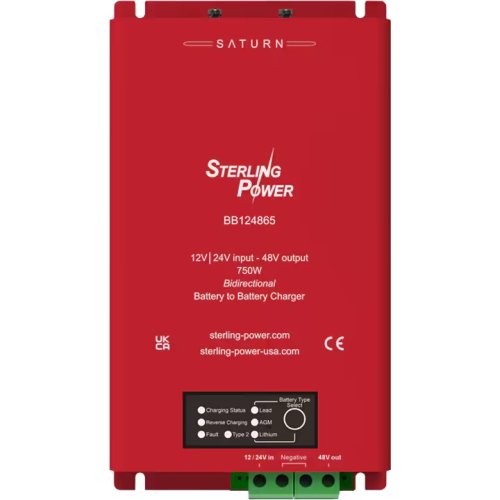 Sterling Power Battery Charger - 12V or 24V input to 48V output - 65A - DC Powered Charger-1-1
